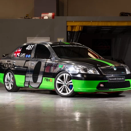 We helped build a 227mph Skoda!